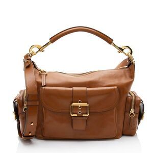 Chloe Shiny Leather Medium Camera Bag